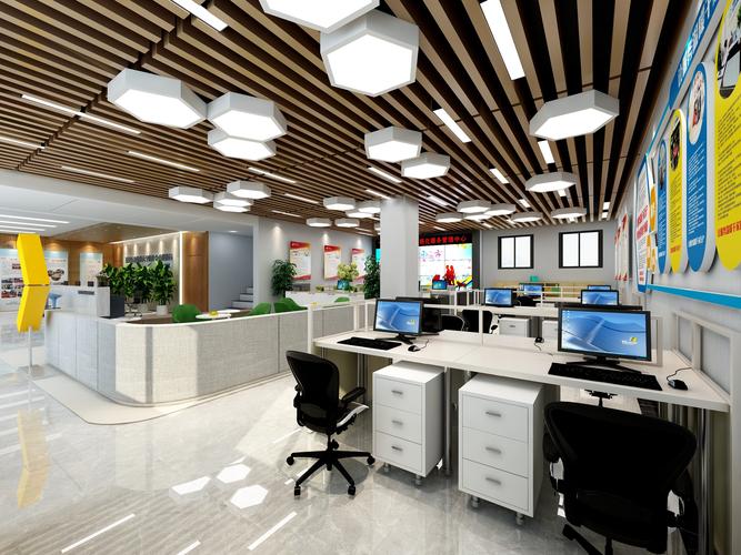 279平方家園社區(qū)網(wǎng)格服務(wù)中心室內(nèi)裝修設(shè)計(jì)方案